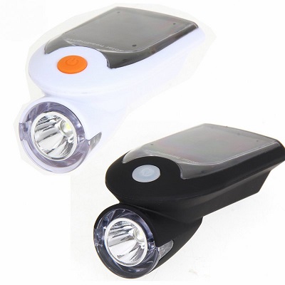 Bicycle Front Light Solar USB Charge